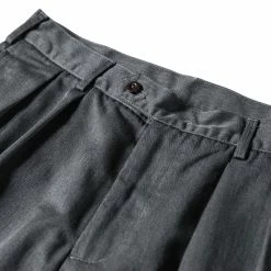 Non Stock Classic Straight Leg Double Pleated Shorts - Gray 24 Non Stock Classic Straight Leg Double Pleated Shorts - Gray