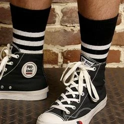 Non Stock BEST SELLERS Old School Prisoner Striped Cotton Socks 26 Non Stock BEST SELLERS Old School Prisoner Striped Cotton Socks