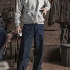 Bronson 1930s 20 Oz Terry Cloth Hooded Sweatshirt TOPS