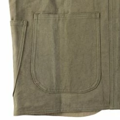 Bronson 1930s Heavyweight Canvas Game Pocket Hunting Vest - Olive