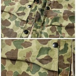 Bronson OUTERWEAR WWII USMC Type P-44 HBT Duck Hunter Camo Jacket