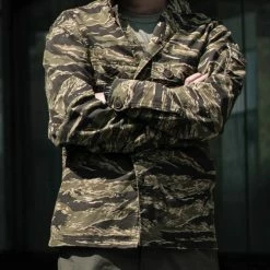 Non Stock NEW ARRIVALS Golden Tiger Camouflage Shirt