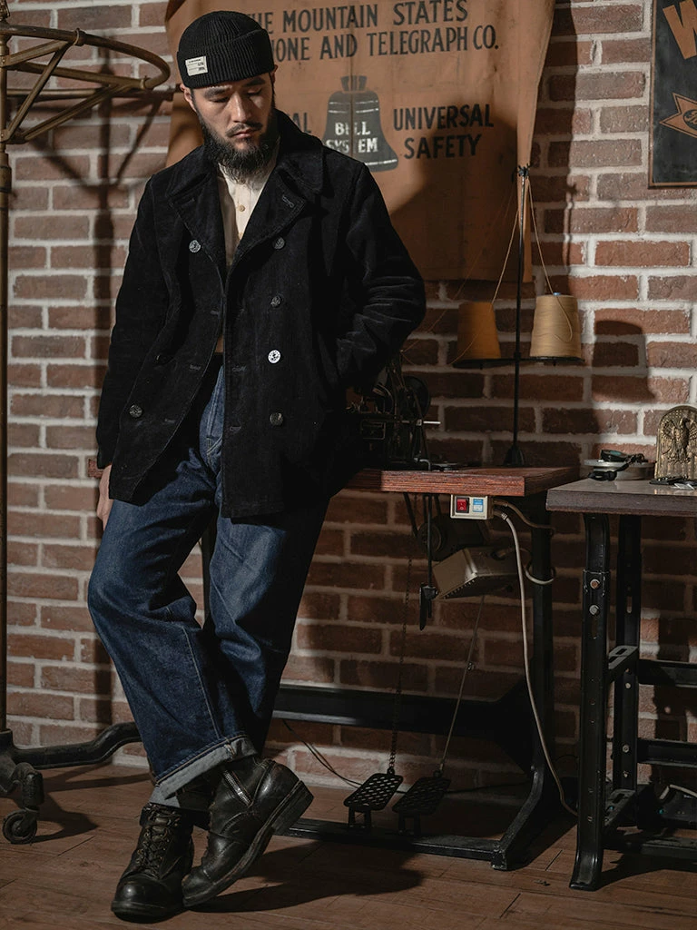 Bronson NEW ARRIVALS Lot 939 Heavyweight Corduroy Peacoat 10 Bronson NEW ARRIVALS Lot 939 Heavyweight Corduroy Peacoat