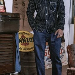 Bronson Lot 861 Wabash Wave Point Work Shirt