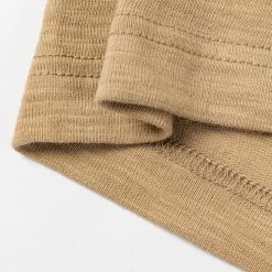 Non Stock TOPS 10.5 Oz US Cotton Tubular Gusset T-Shirt - Sand