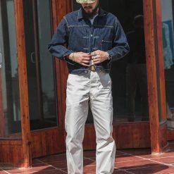 Bronson BOTTOMS 1950s US Army 14 Oz Officer Chino Trousers 29 Bronson BOTTOMS 1950s US Army 14 Oz Officer Chino Trousers