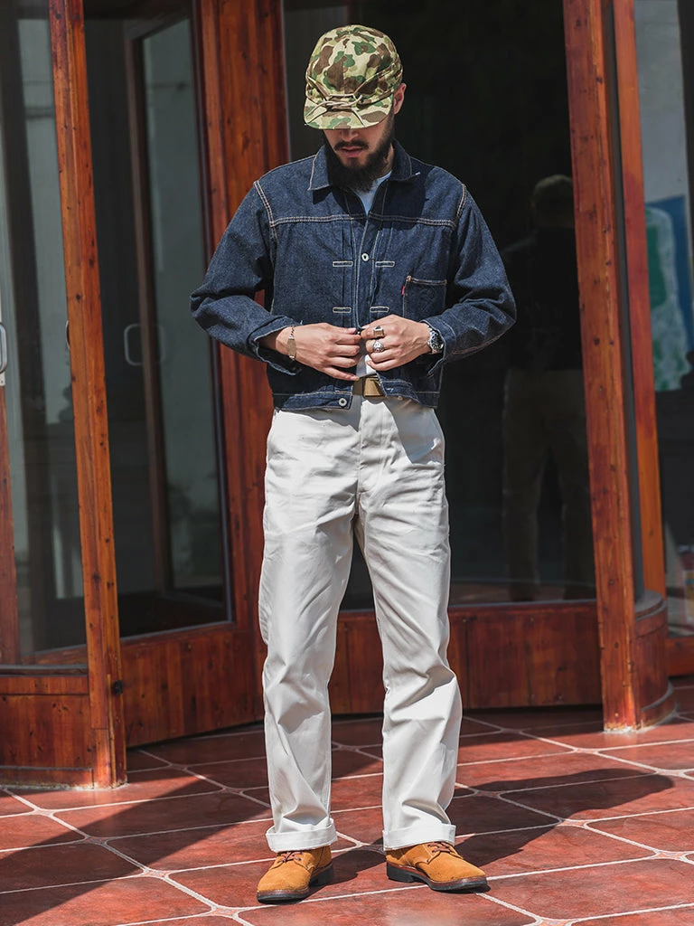 Bronson BOTTOMS 1950s US Army 14 Oz Officer Chino Trousers 11 Bronson BOTTOMS 1950s US Army 14 Oz Officer Chino Trousers