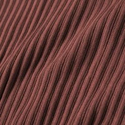 Bronson 11 Oz Vintage Ribbed Cotton Henley T-Shirt - Wine Red NEW ARRIVALS