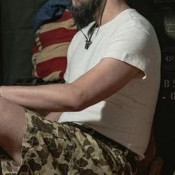 Bronson 1940s USN Crew Slub Cotton T-Shirt NEW ARRIVALS 26 Bronson 1940s USN Crew Slub Cotton T-Shirt NEW ARRIVALS