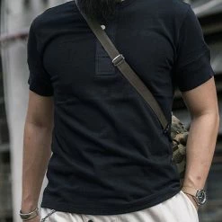 Bronson Vintage Short Sleeve Henley T-Shirt